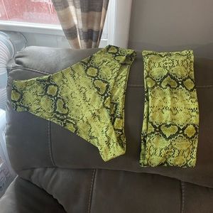 SHEIN Snake Print Bikini Set